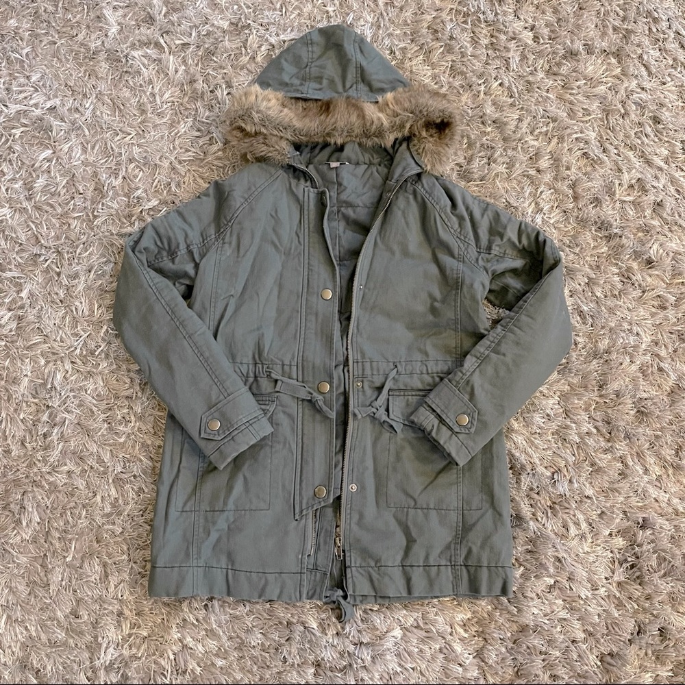 Rubbish XS dark green coat